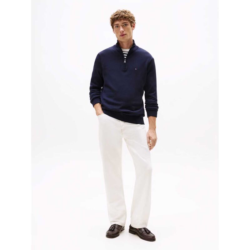 Tommy Hilfiger Essential Cotton Zip Mock image number 3